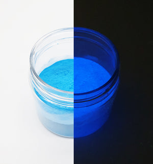 Glow in the Dark - Blue Powder with Blue Glow - Sud Off! Soaps and Sundries