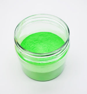 Glow in the Dark Pigment- Green Powder with Green Glow - Sud Off! Creative Supplies