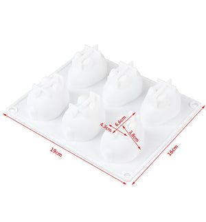 Silicone Mould- Baby Bunnys - Sud Off! Creative Supplies