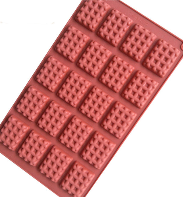 Silicone Mould- Wafer Biscuits - Sud Off! Soaps and Sundries